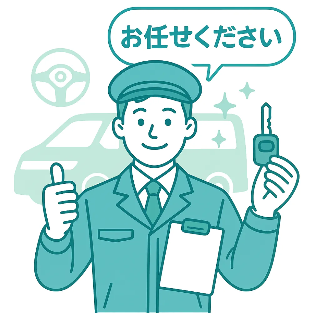 お任せくださいのイメージ